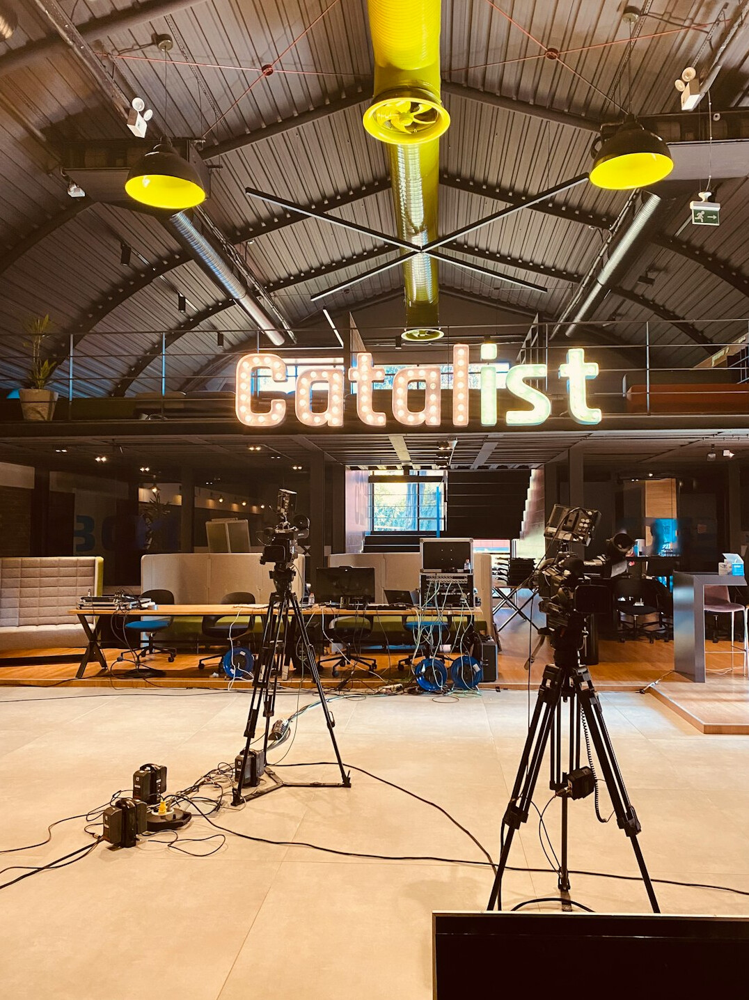 german tv studio broadcast