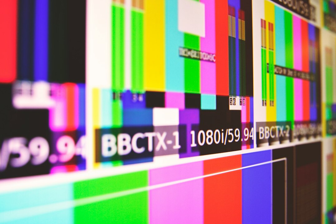 color television studio